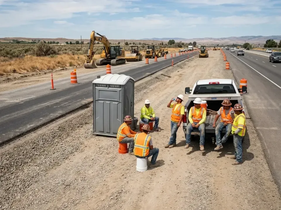 highway-road-construction-crew-007 — frequently asked questions, Porta Potty and Restroom Rentals in Easton, CA